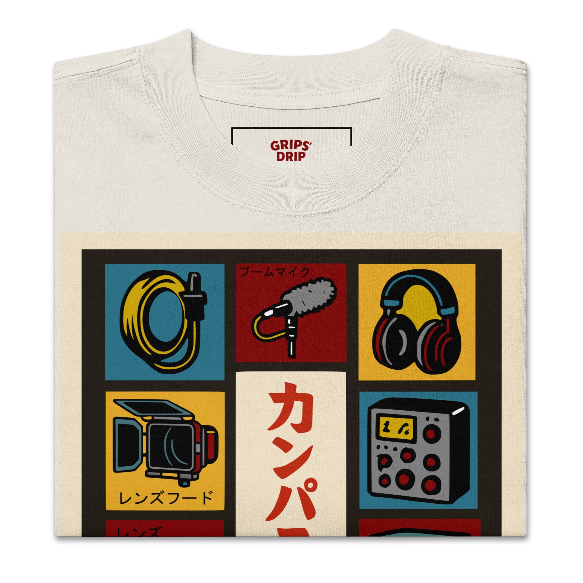 Oversized Faded Graphic T – Grips' Drip